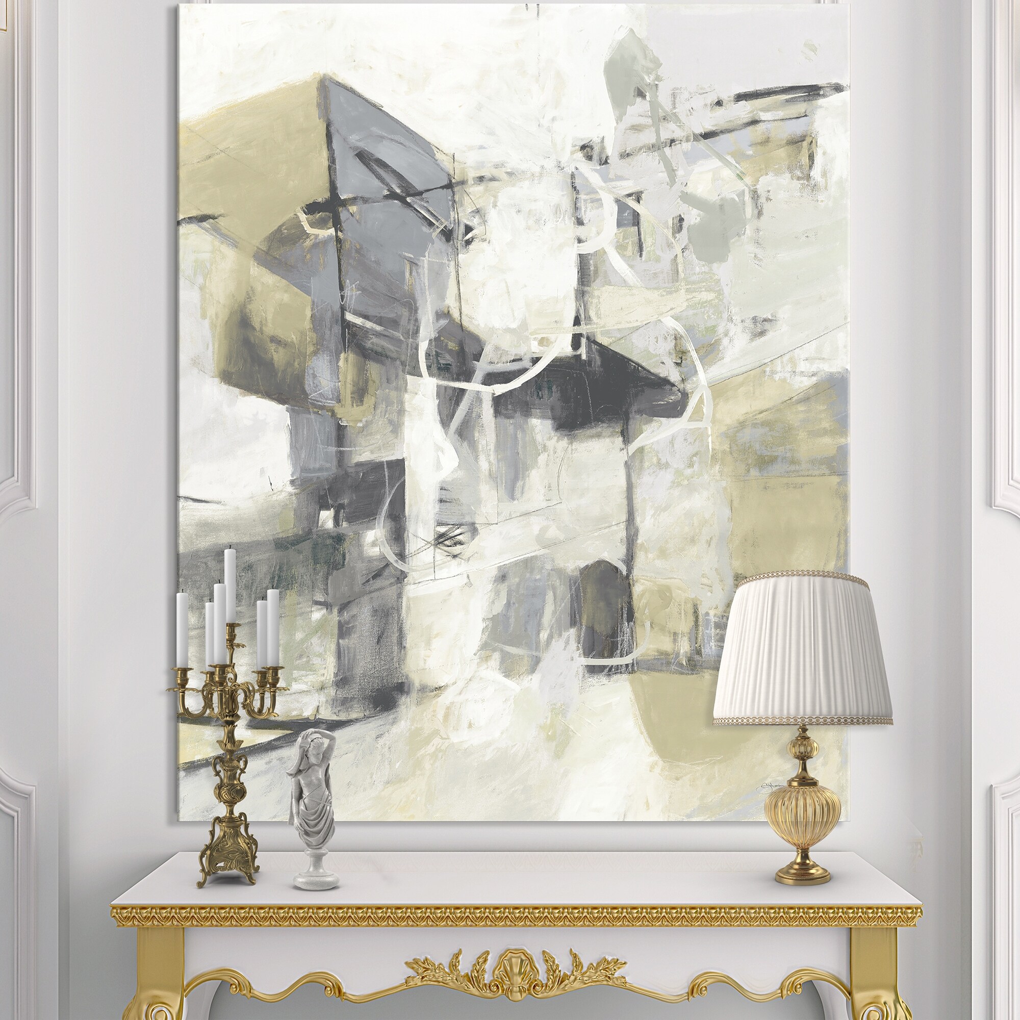 Porch Den Glam Cream Dream Iv Contemporary Premium Canvas Wall Art Grey Overstock 25706495 Choose from contactless same day delivery, drive up and more. porch den glam cream dream iv contemporary premium canvas wall art grey