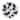 Cow Spot Pattern Charger Plate (Set of 4)
