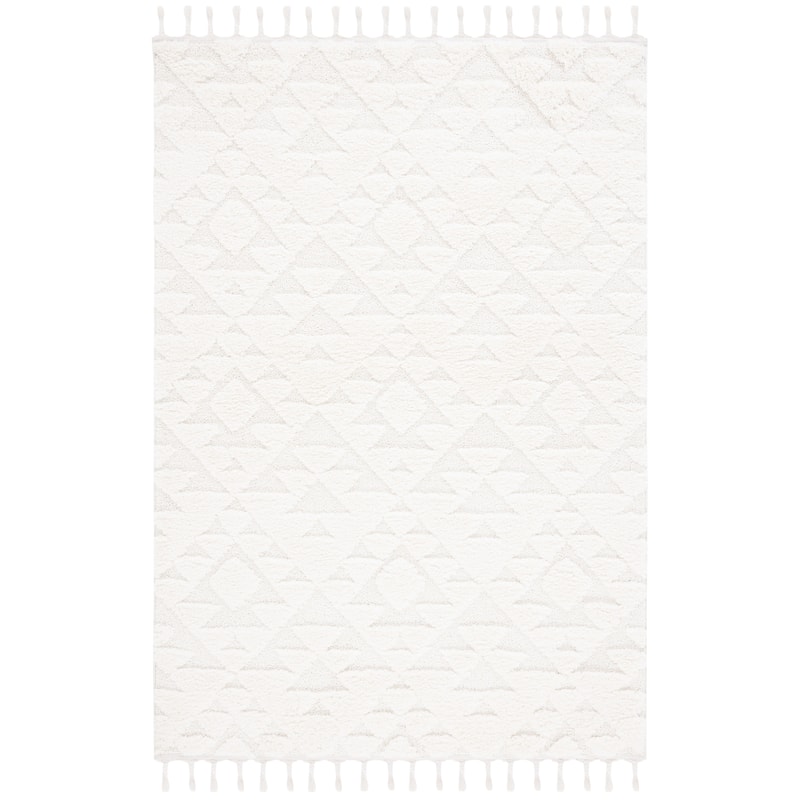 SAFAVIEH Moroccan Tassel Shag Kobi 2-inch Thick Rug