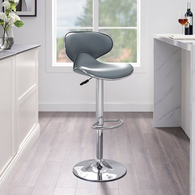 Powell Lorena Adjustable Barstool - Grey