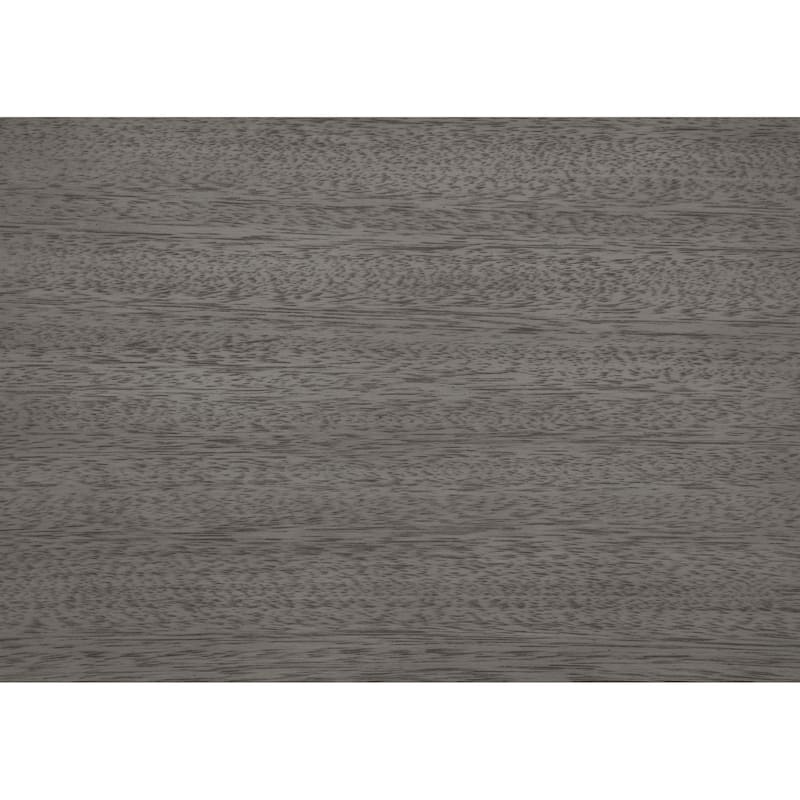 Queen Platform Bed with Footboard Storage in Ivory and Gray Finish