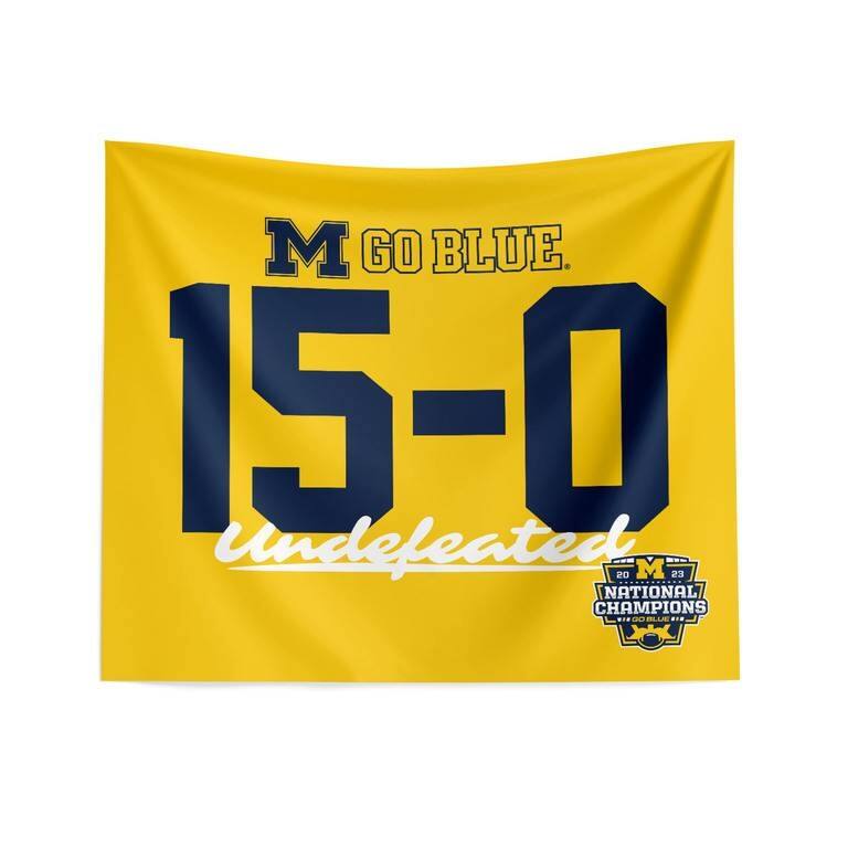 NCAA Michigan Wolverines Championship Wall Hanging