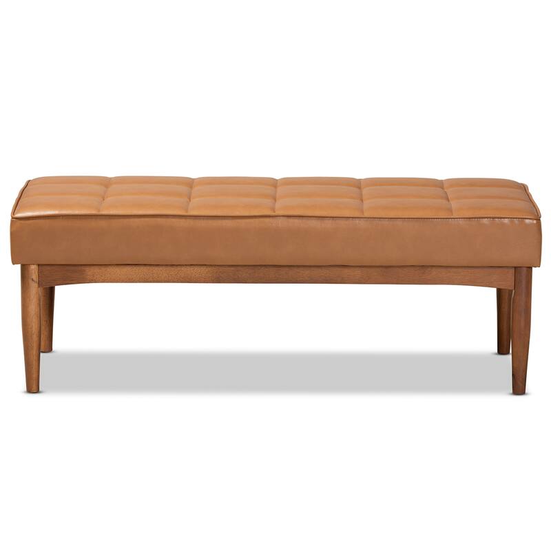 Sanford Mid-Century Modern Dining Bench