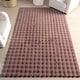 preview thumbnail 53 of 118, Nuloom Jeni Solid Plush Machine Washable Area Rug 5' x 8' - Burgundy - Rectangle