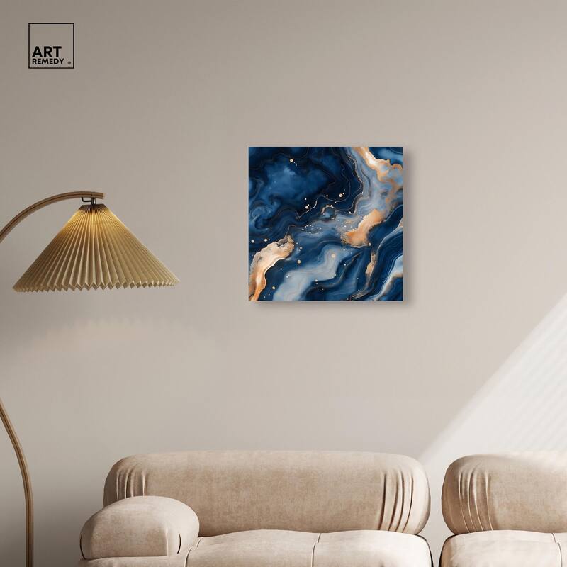 Deep Sea Geode III Canvas by Art Remedy, Gallery Wrapped