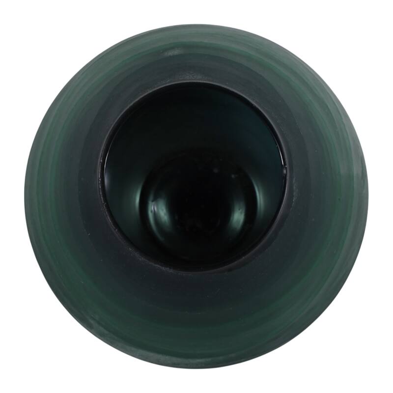 Glass Decorative Vase Modern Sleek Curved Silhouette Minimalist Design