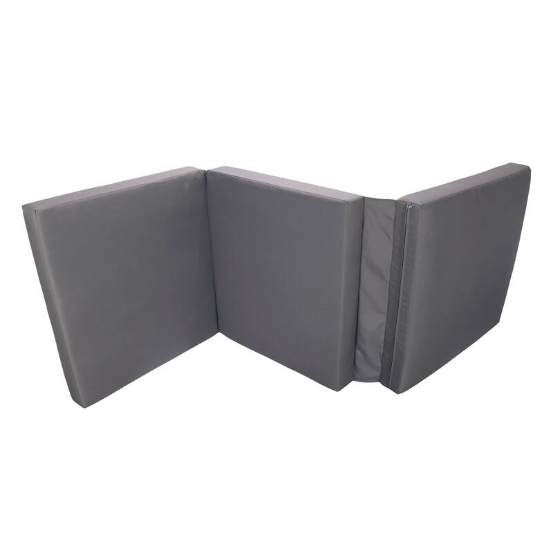 Christopher Knight Home - Kim Lounge Chaise Modern Outdoor Wooden Set with Triple-Fold Lounge Cushion