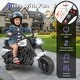 preview thumbnail 17 of 38, Gymax Kids Motorcycle w/Headlight Music Training Wheels Foot Pedal for