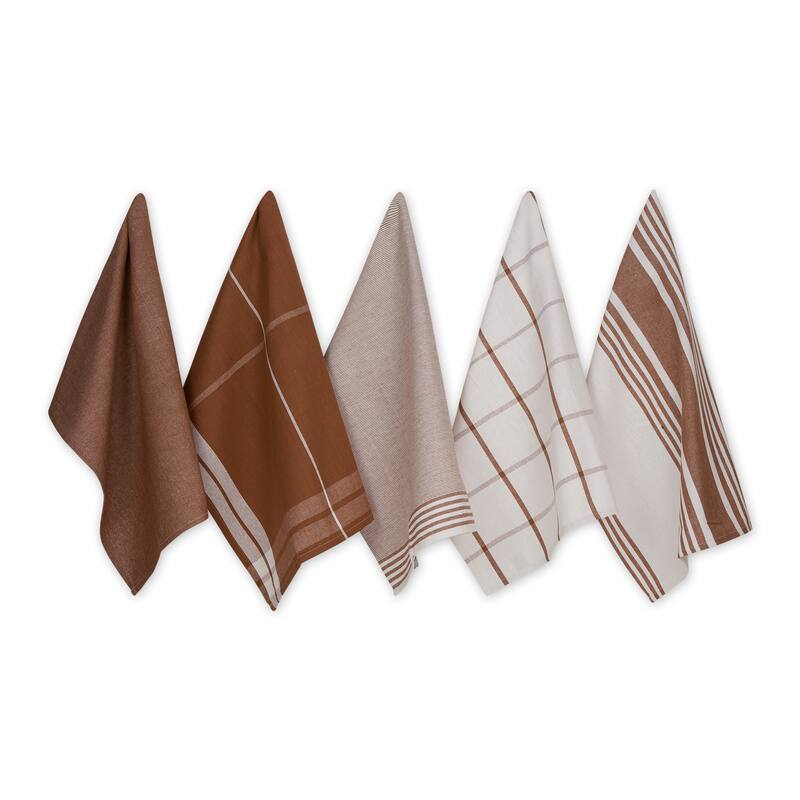 Classic Oversized Woven Dishtowels (Set of 5)