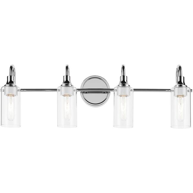 Kichler 55212 Kavi 4 Light 32" Wide Vanity Light with Clear Glass