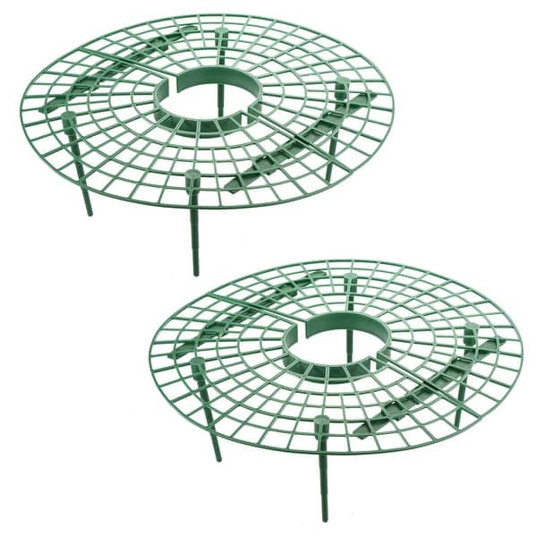 2Pcs Strawberry Plant Support Holder Plastic Garden Grow Rack - Green ...