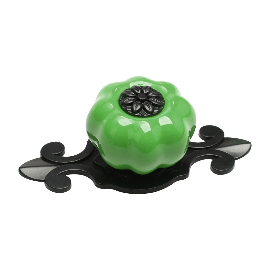 Uxcell 4pcs Ceramic Knobs Vintage Round Knob Drawer Pull Handle