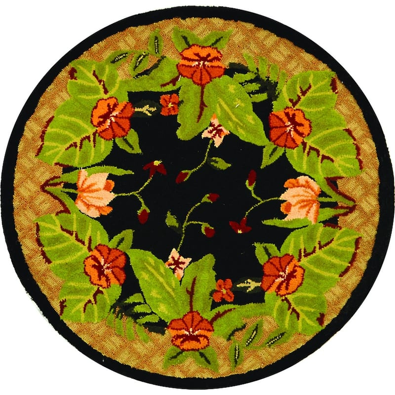 SAFAVIEH Handmade Berkeley Leeanne Botanical Wool Rug