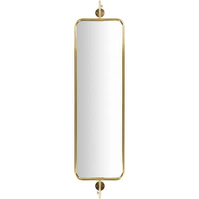 Rabia Pivoting Full Length Wall Mirror - 80"H x 20"W x 7.4"D