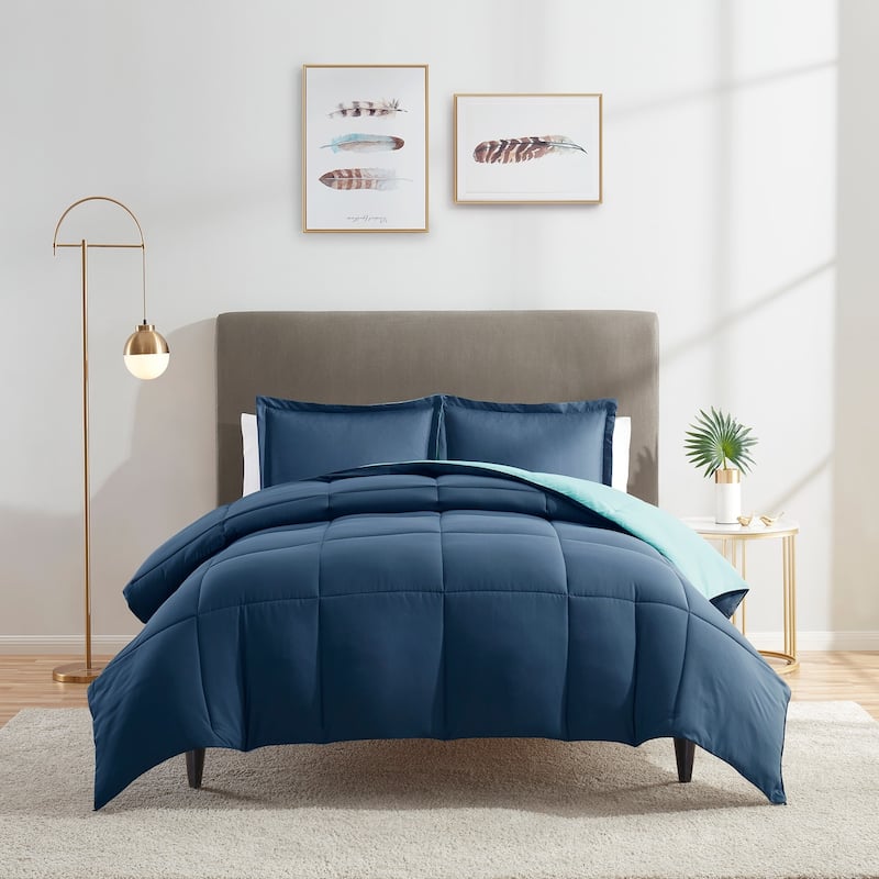 Nestl All Season Down Alternative Reversible Comforter Set