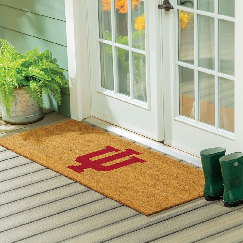 Indiana University Full Color Indoor/Outdoor Coir Mat - 60" x 24"
