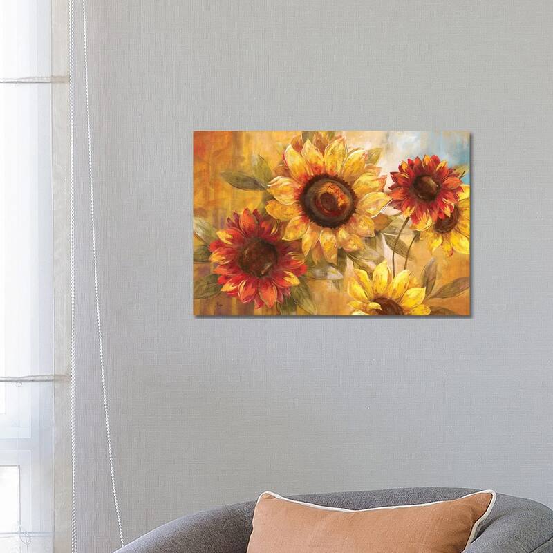 iCanvas "Sunflower Cheer" by Nan Canvas Print - 18x26x1.5