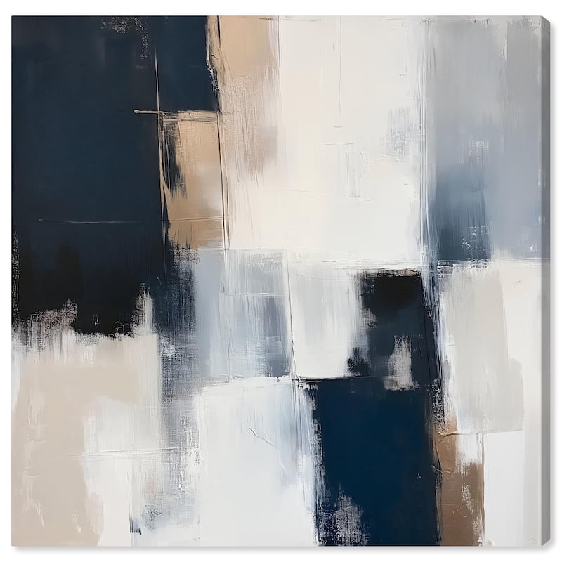 Stormy Hues II Canvas by Art Remedy, Gallery Wrapped - 16" x 16"