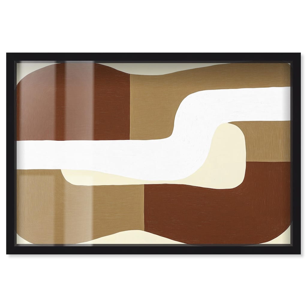 Minimal Wavy III Shadowbox by Art Remedy