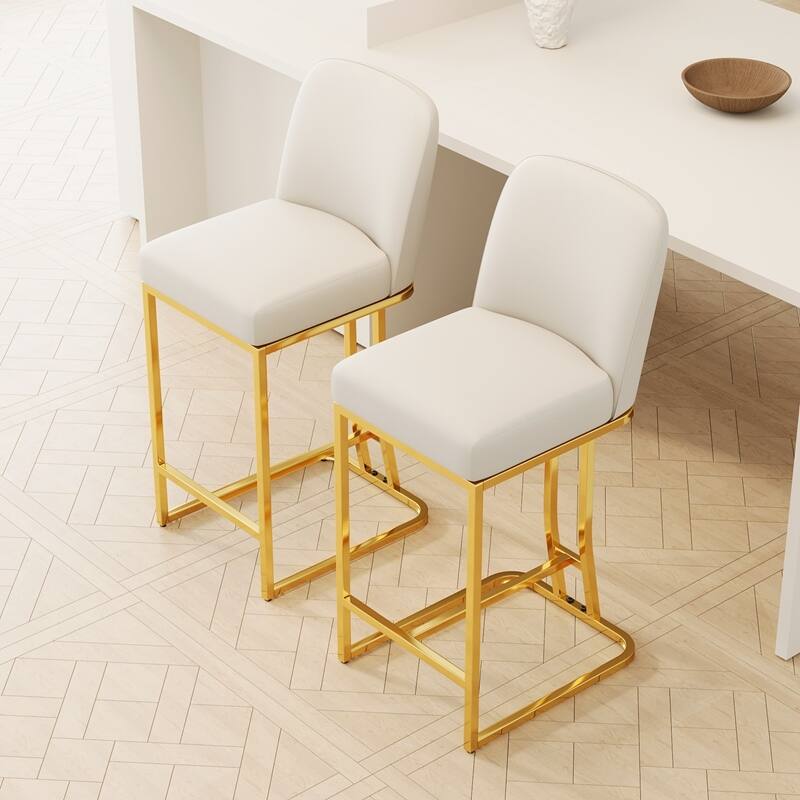 Dining Bar Chairs Set Of 2 Modern Style Bar Chairs With Simple Design