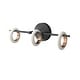 preview thumbnail 4 of 12, Glow's Avenue 3-Light Dimmable Loop Ring Bathroom Vanity Light