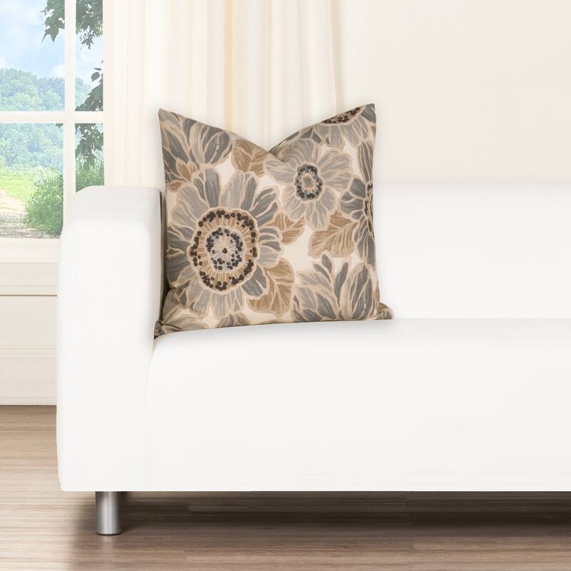 Magnolia Verona Washed Cotton Floral Accent Pillow