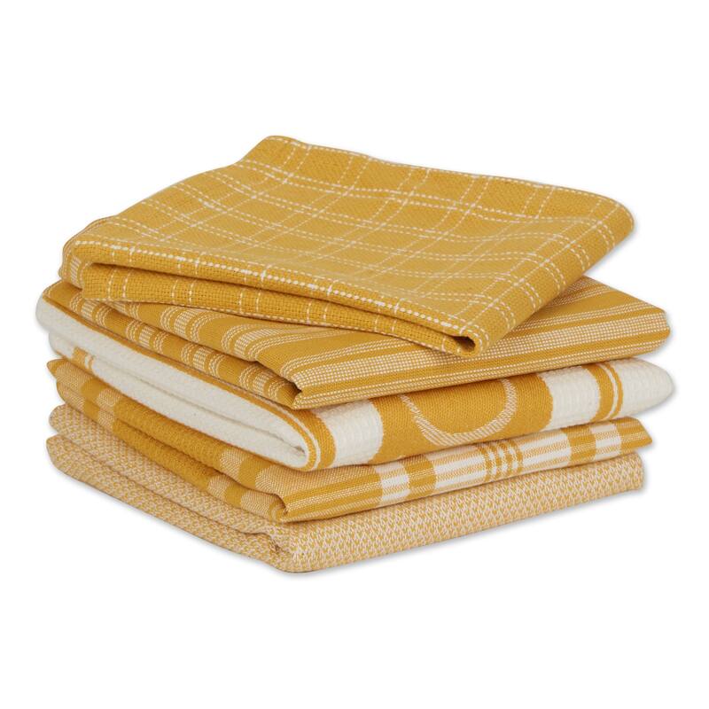 DII Foodie Dishtowel And Dishcloth 5 Piece
