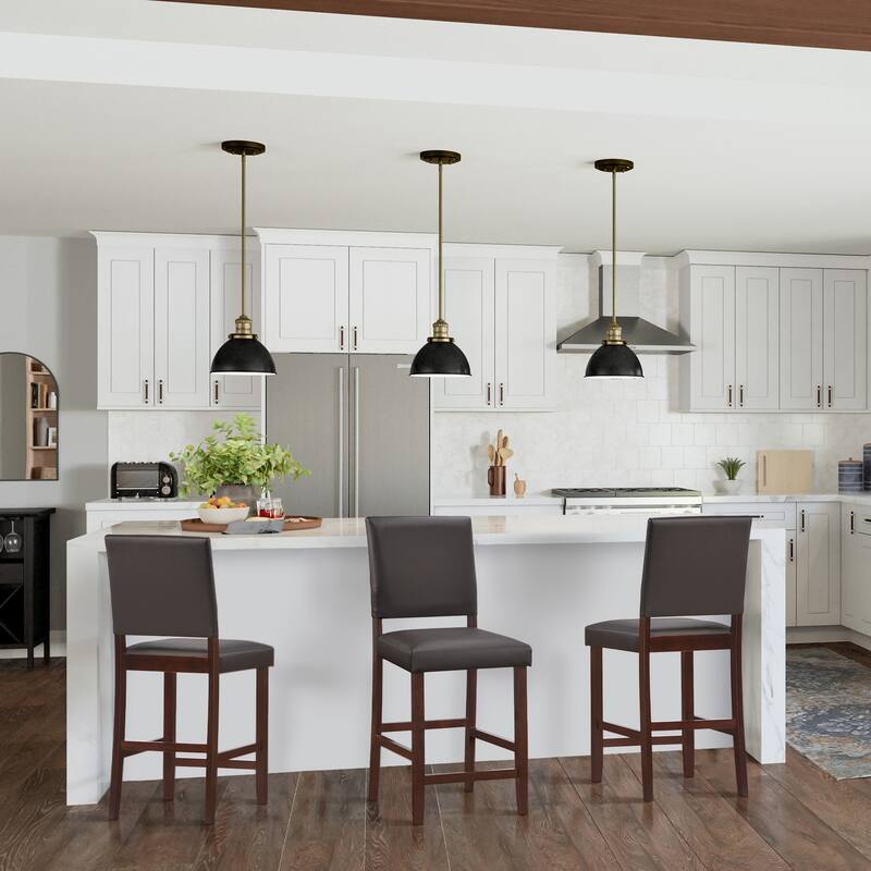 Leick Home Brax Upholstered Counter Height Barstool