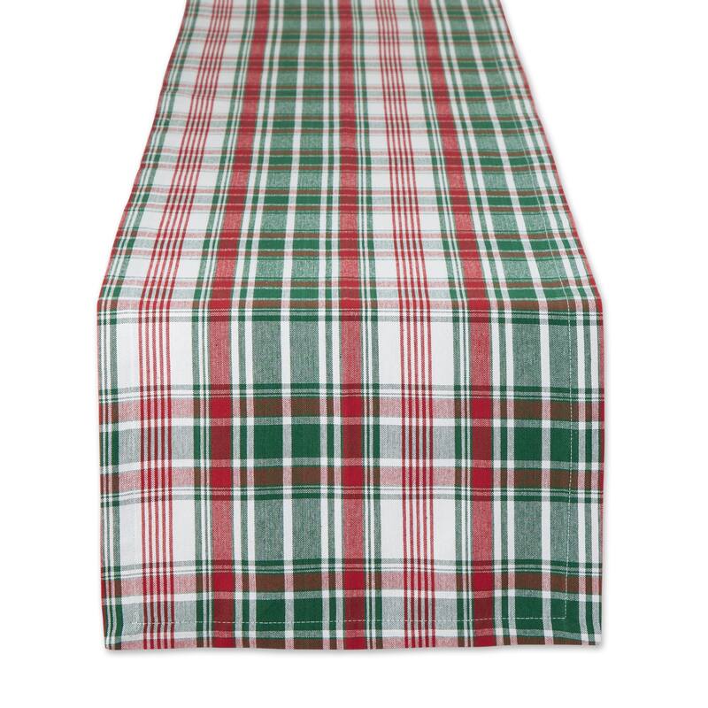 Yuletide Plaid Table Runner - Table Runner, 14x108" - Yuletide Plaid