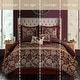 preview thumbnail 37 of 42, Nanshing Brie Silver and Black 7-Piece Comforter Set