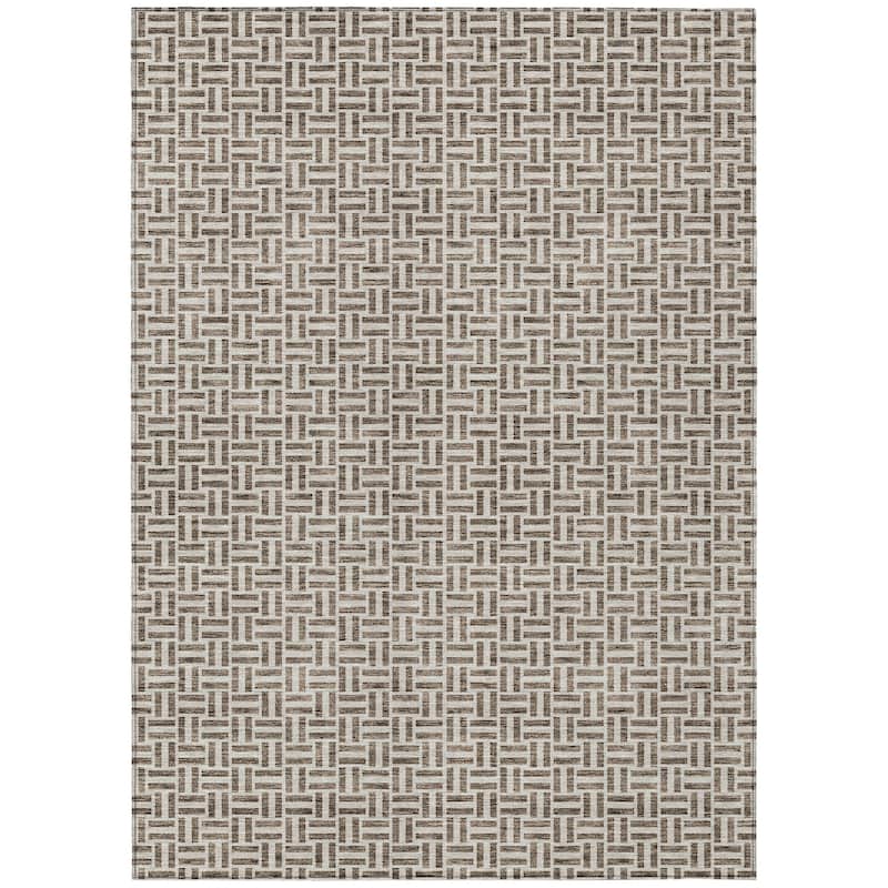 Machine Washable Indoor/ Outdoor Chantille Contemporary Casual Rug