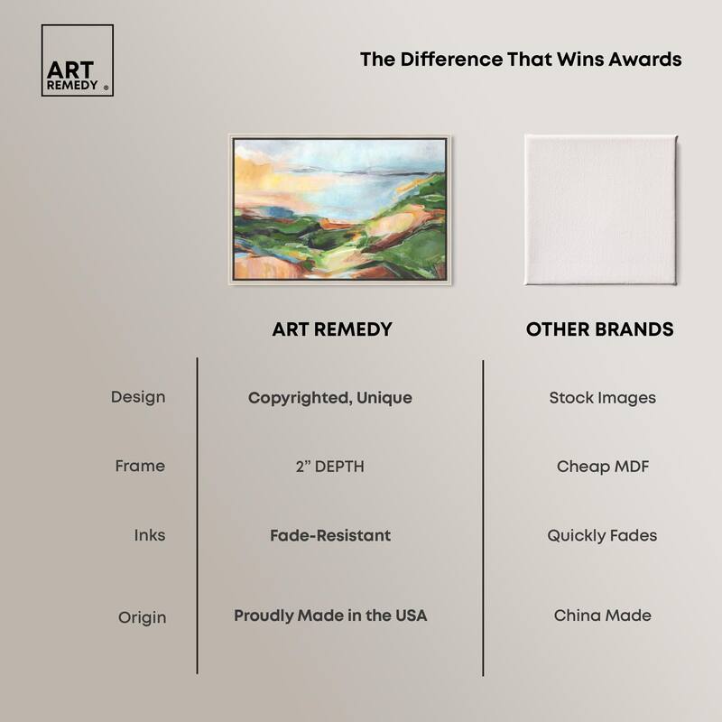 Abstract Landscape Canvas by Art Remedy