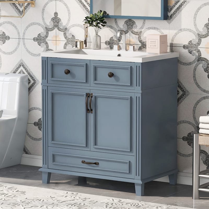 Retro Style Bathroom Vanity