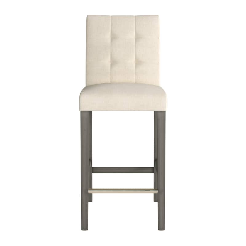 Leila Upholstered 31" Bar Height Barstool