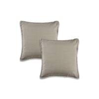 Monarch Chenille 18x18 Sand Beige Throw Pillow with Feather Insert +  Reviews
