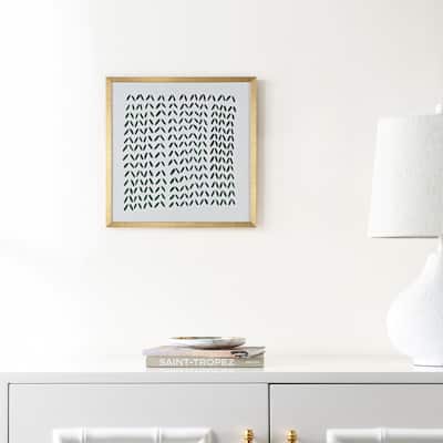 SAFAVIEH Szandra Quiet Applause 16-inch Square Framed Wall Art