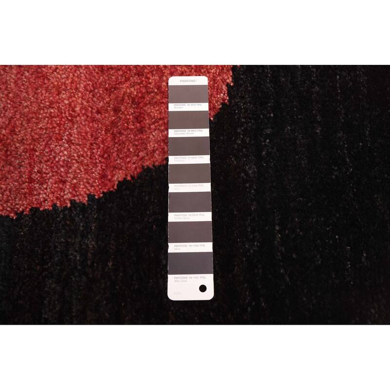 ECARPETGALLERY Hand-knotted Peshawar Ziegler Black, Blue Wool Rug - 4'10 x 6'11