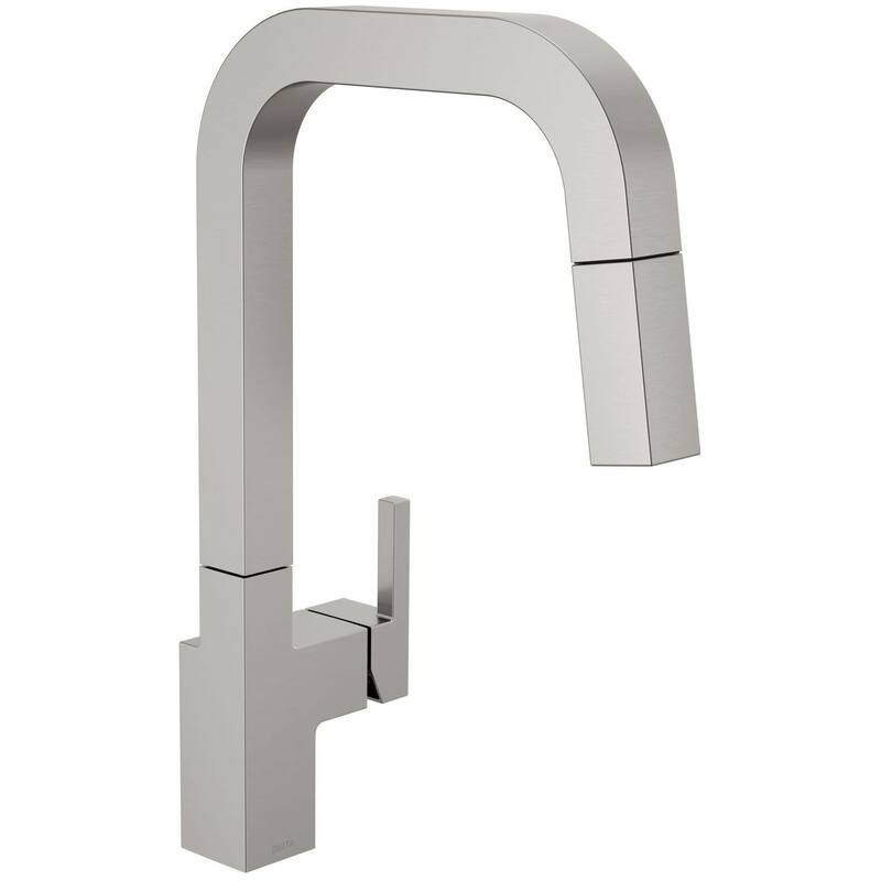 Delta Junction 1.8 GPM Single Hole Pull Down Kitchen Faucet With