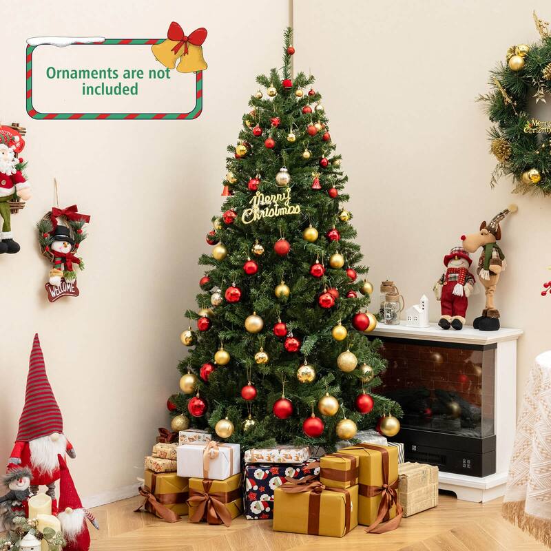 Costway 6/7/8 FT Artificial Christmas Tree with 1528/1098/680 Branch - See Details