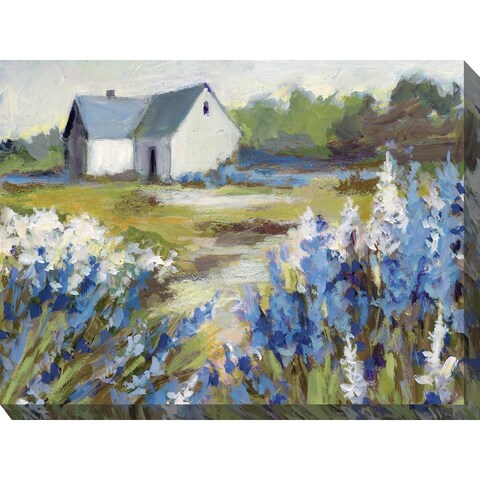 Meadow Blue Barn Outdoor Art 40x30