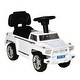 preview thumbnail 2 of 0, Kids SUV Style Push Car with Horn, Music, Lights,White