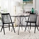 preview thumbnail 1 of 16, SAFAVIEH Dining 19 inch Wren Black Spindle Dining Chair (Set of 2)