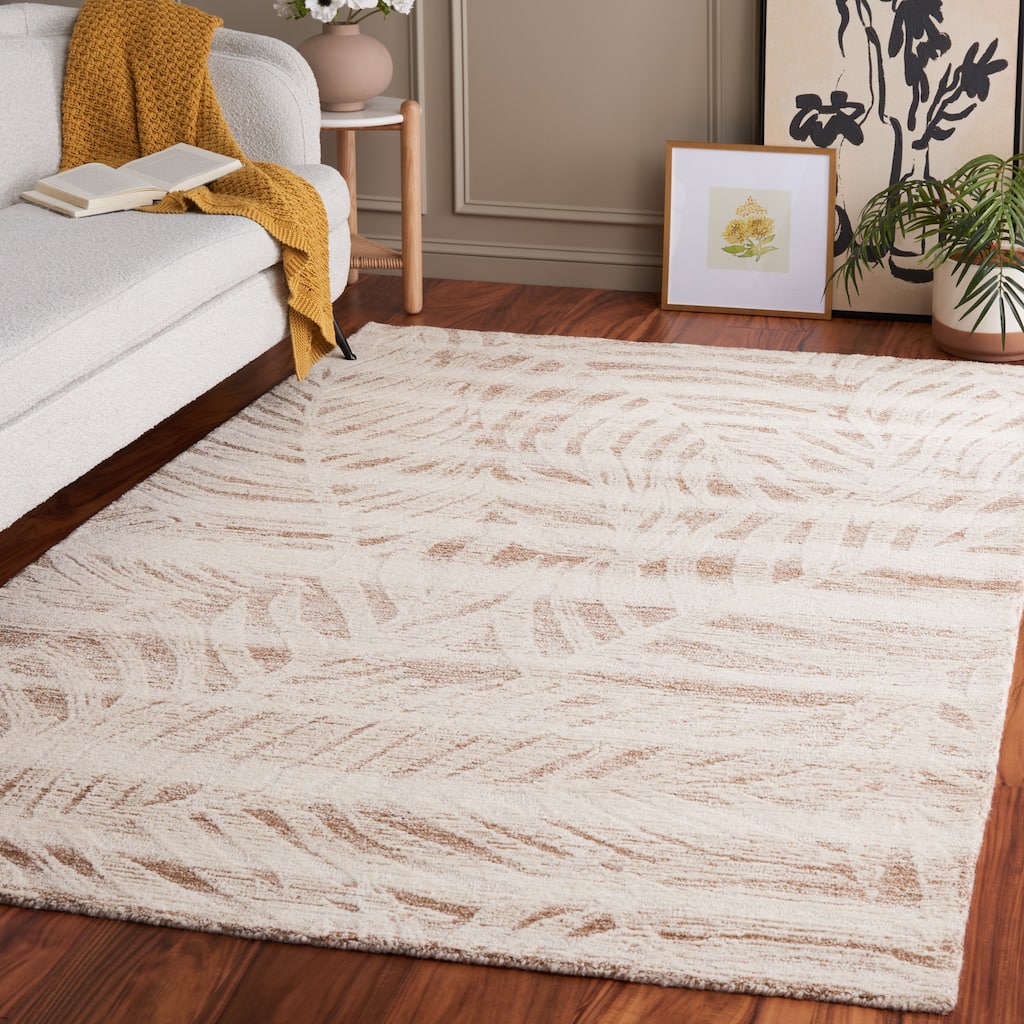 SAFAVIEH Handmade Metro Hirono Modern Abstract Wool Rug