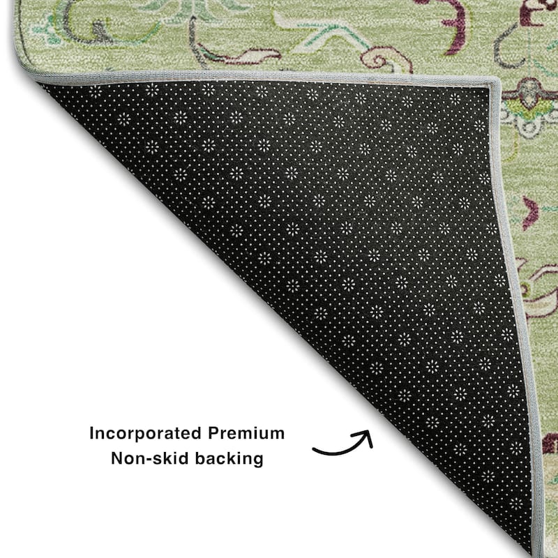 Premium Washable Super Soft Traditional Oriental Mayfield Rug