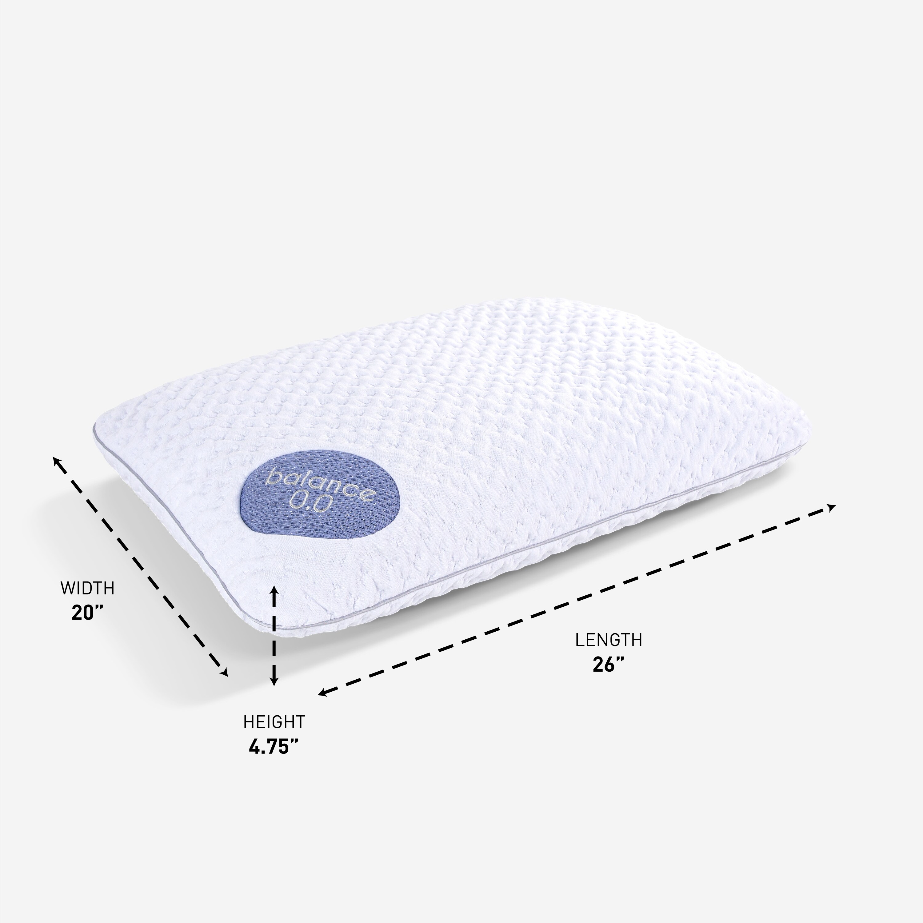 BEDGEAR Balance Moisture Wicking Performance Pillow Size 0.0 Medium Firmness Bed Pillow Bed Bath Beyond 36785717