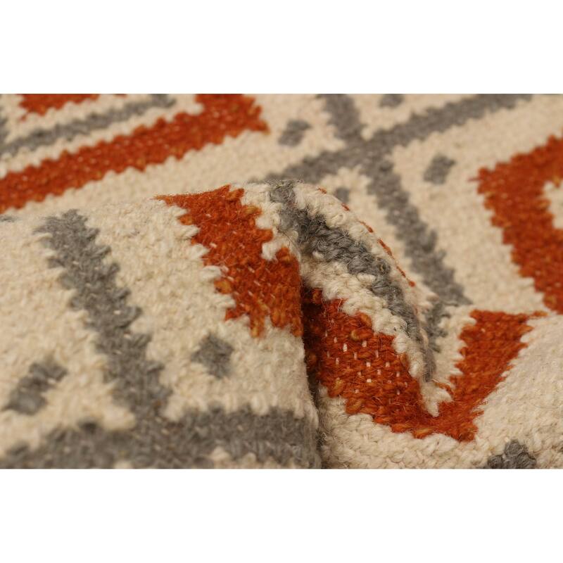 Ankara FW Cream Kilim 5'5" x 7'9" - 5'5 x 7'9