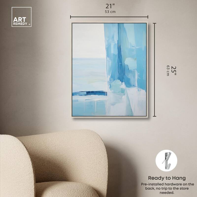 Seraphic Blues I Canvas by Art Remedy