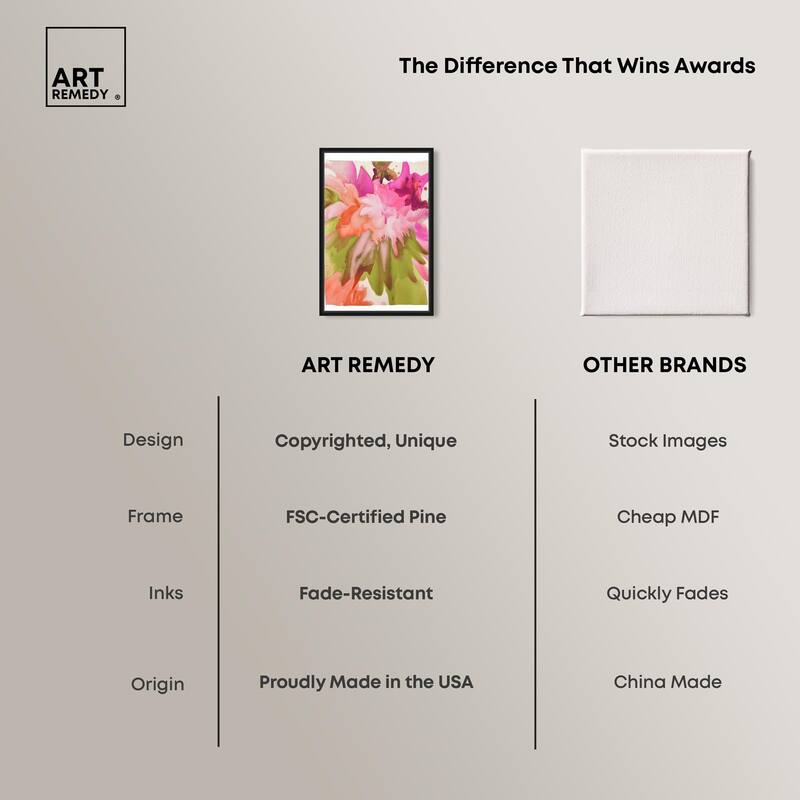 Vibrant Fluidity Floral IV Canvas by Art Remedy