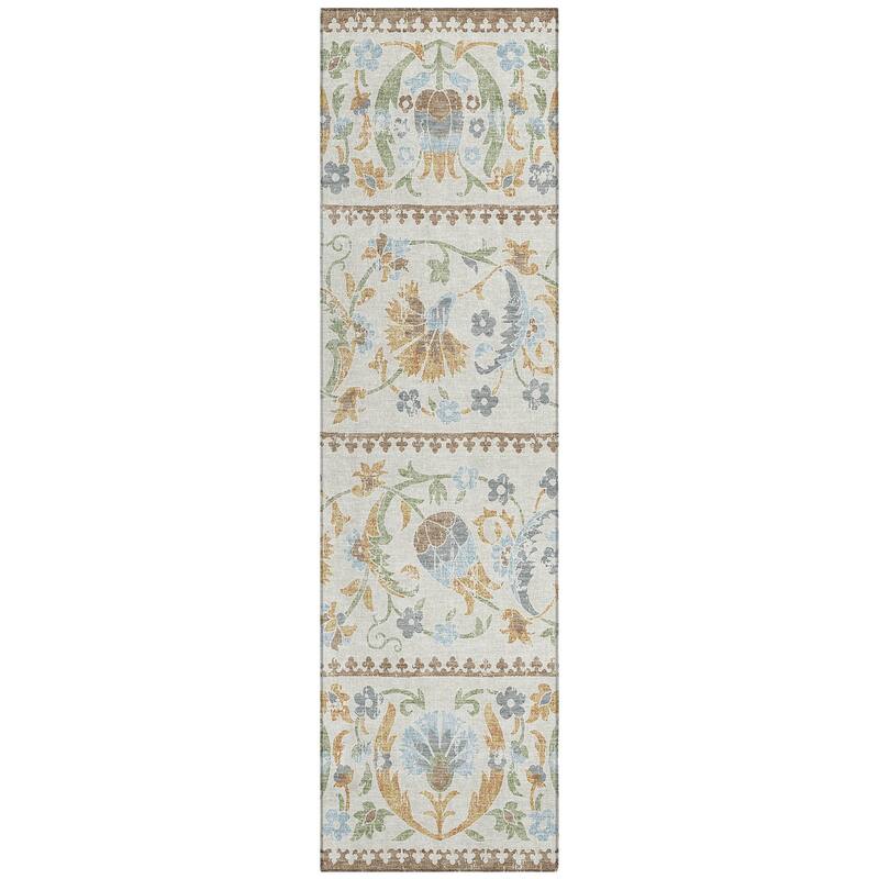 Machine Washable Indoor/ Outdoor Global Alix Chantille Rug