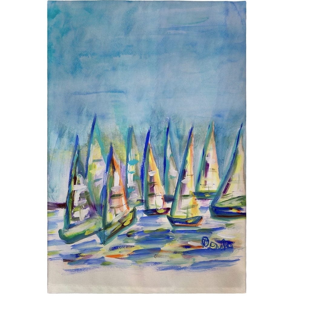 More Sailboats Guest Towel - 20x20